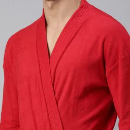 GOLDSTROMS Men Red Solid Bathrobe image 2