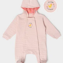 MiArcus Infants Hooded Qulited Romper-picture-46