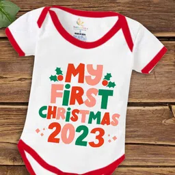 Babywish Infants Typographic Printed Cotton Bodysuit-image-69