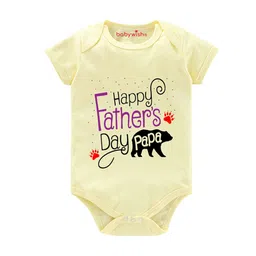 Babywish Infants Fathers Day Printed Cotton Bodysuit image 2