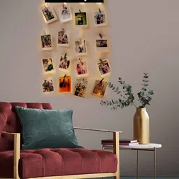 VAH Kya Bat Hai !! Black Wooden Photo Frame With Clips image 3