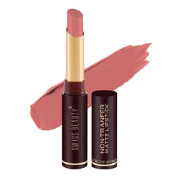 SWISS BEAUTY Smooth & Waterproof Non-Transfer Matte Lipstick - Sand Rose 26 image 1