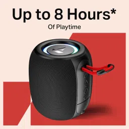 boAt Stone 208 5W Portable Bluetooth Speaker (8 Hours Music Playtime, Raging Black) image 4