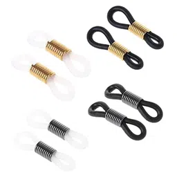 IMMIJWELL 16 pcs Ear Hook Eyeglasses Spectacles Chain Glasses Retainer Ends Rope Sunglasses Cord Holder Strap Loop Connector image 2