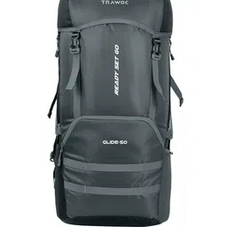 TRAWOC Glide 50 Liter Brand Logo Printed Ergonomic Travel Rucksacks-image-5