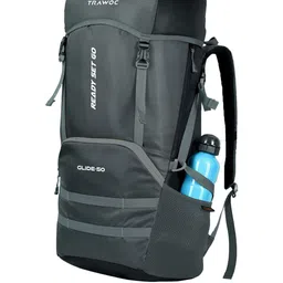 TRAWOC Glide 50 Liter Brand Logo Printed Ergonomic Travel Rucksacks image 2