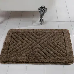 Saral Home Brown 1000 GSM Microfiber Bath Rugs-image-24
