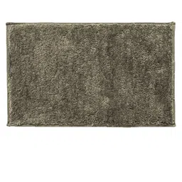 LUXEHOME INTERNATIONAL Taupe-Coloured Solid Rectangular Bath Rug image 2