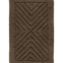 Saral Home Brown 1000 GSM Microfiber Bath Rugs image 3