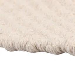 SASHAA WORLD Beige Textured 2000GSM Cotton Bath Rug image 2