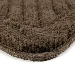 Saral Home Brown 1000 GSM Microfiber Bath Rugs image 4