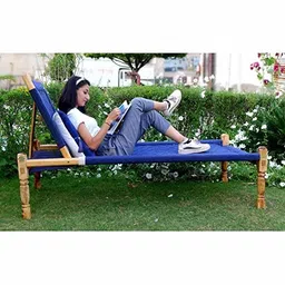 generic Pavan E Commerce Cotton Niwar for Bedding Charpai Palang Khat Metal Bed Multipurpose Use (40 Meter Long, 35 MM Wide Strap Pack of 2 Niwar 2 image 3