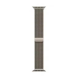 Apple Stainless Steel Milanese Loop for Apple (44mm / 45mm / 46mm / 49mm, S/M) (Physical Vapour Deposition Layer, Natural) image 2