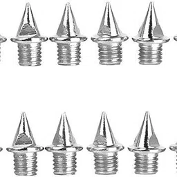 bolt Set of 12 Steel Spike Shoes Nails for All Sports Spike Shoes image 1