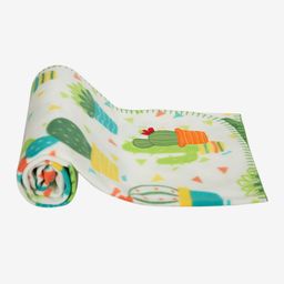 MeeMee White & Green Cartoon Characters Mild Winter 300 GSM Single Bed Blanket-picture-21