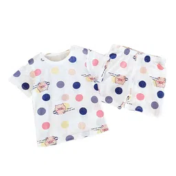StyleCast x Revolte Girls Polka Dots Printed Pure Cotton T-Shirt & Shorts-picture-14