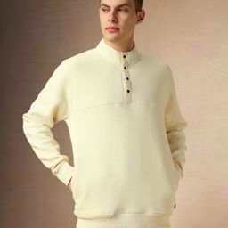 Dennis Lingo Relaxed Fit Mock Collar Long Sleeves Pullover Sweatshirt-picture-29