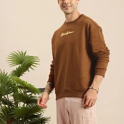 Mast & Harbour Brand Logo Printed Sweatshirt image 4