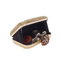 SWISNI Gold Canvas Clutches SWIS-502 image 4