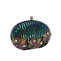 SWISNI Black Canvas Clutches SWIS-510 image 3