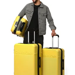 Calvin Klein Expression Textured Hard-Sided Medium Trolley Suitcases image 2