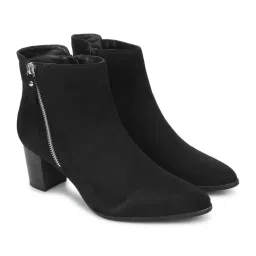 Yoho Women Black Casual Boots-image-24