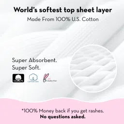 Plush Ultra -Thin Sanitary Pads for Women (48L+ 36XL+ 12 Panty Liners) Buy 2 Get 1 Free image 3
