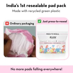 Plush Ultra -Thin Sanitary Pads for Women (48L+ 36XL+ 12 Panty Liners) Buy 2 Get 1 Free image 5