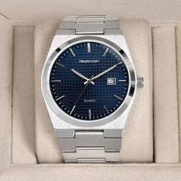 SWADESI STUFF Men Dial & Bracelet Style Straps Analogue Watch SDS 151 NAVY BLUE 99 image 4