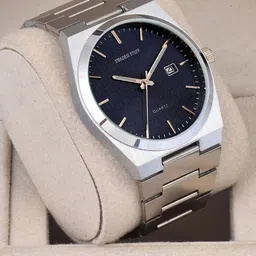 SWADESI STUFF Men Dial & Bracelet Style Straps Analogue Watch SDS 151 NAVY BLUE 99 image 5