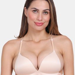 Amour Secret Beige Lightly Padded Side Closure Bra-picture-23