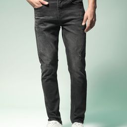Flying Machine Men Black Slim Tapered Micheal Fit Mid-Rise Clean Look Stretchable Jeans-picture-13