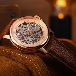 EARNSHAW Men Dial & Bracelet Style Straps Analogue Automatic Motion Watch ES-8290-04-image-2