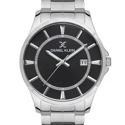 Daniel Klein Premium Men Black Dial & Silver Toned Strap Analogue Watch DK.1.13295-1_OR-image-83