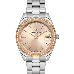 Daniel Klein Women  Embellished Dial & Straps Analogue Date Aperture Watch DK.1.13489-5-image-33
