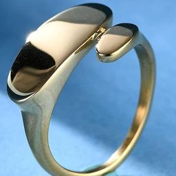 MYKI Gold-Plated CZ-Studded Finger Ring-picture-43