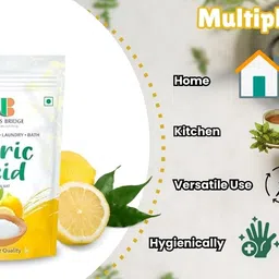 Nature's Bridge Premium Food-Grade Citric Acid Natural Preservative & Flavor Enhancer | 100gm | Lemon Salt | Citric Acid Crystals | Multiple Uses for Home and Kitchen - (100gm) image 4