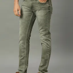 ROCKING SWAMY Men Clean Look Light Fade Slim Fit Cotton Jeans image 2