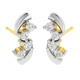 avsar Real Gold Pradnya Earring AVE366YB image 1
