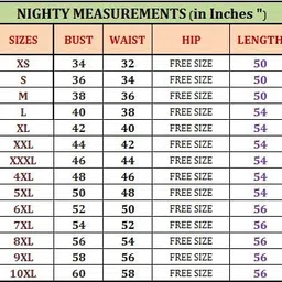 Buldev Cotton Nighty for Women's Full Ankle Length with Pocket Free Size XL to 10xl Plus Size Nighties image 4