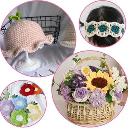 qynsik Ergonomic Crochet Hook, 4.00mm, Handle, Stainless Steel No. 8 (Multicolor) image 4