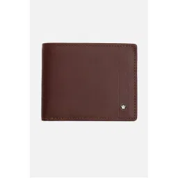 Louis Philippe Men Brown Solid Leather Wallet-picture-11