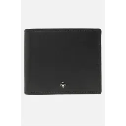 Louis Philippe Men Black Solid Genuine Leather Wallet-image-46