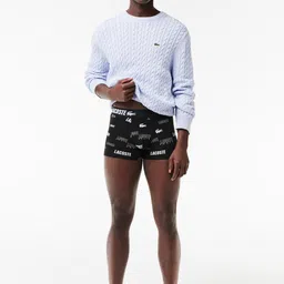 Lacoste Pack Of 3 Stretch Printed Ultra Comfortable Trunk 5H83941LY S image 4