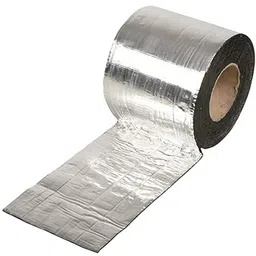 OMEGA butyl adhesive aluminium waterproof heavy duty leakage repair flashing tape for roof water tank pipe leakage sealing leak windows sealant cheap duct patch tape roll (100mm x 5mtr) image 1