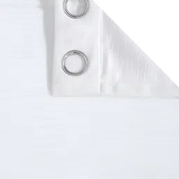 HOSTA HOMES White Textured Black Out Long Door Curtain image 4