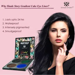 BeautyRelay London Shade Story Gradient Cake Eye Liner Palette With 4 Shades image 5