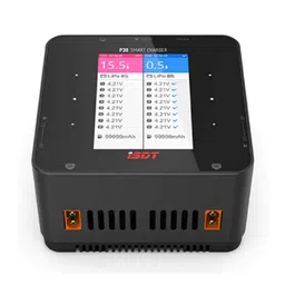 ISDT P30 2‑Channel 2000 W DC High‑Power Charger – 30 A×2 (50 A sync), Supports 1–8S LiPo/LiFe/LiHV/NiMH/Pb, 3.5″ IPS, BT image 1