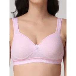 Floret Heavily Padded Full Coverage Pink Sports Bra image 4