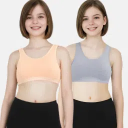 Adira Non Padded Starter Bra - Multi-Color (Pack of 2)-picture-13